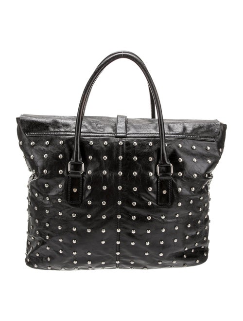 Leonello Borghi Leather Weekender Bag