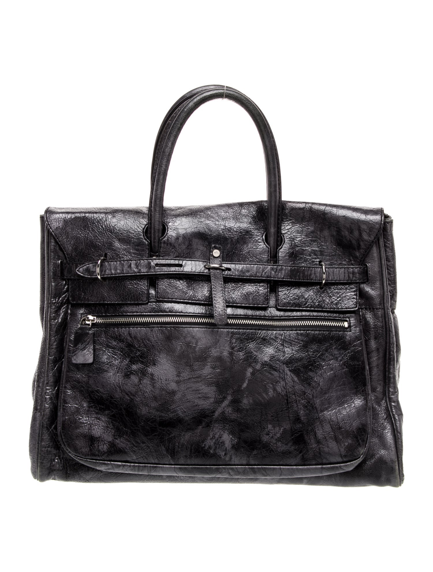 Leonello Borghi Leather Briefcase