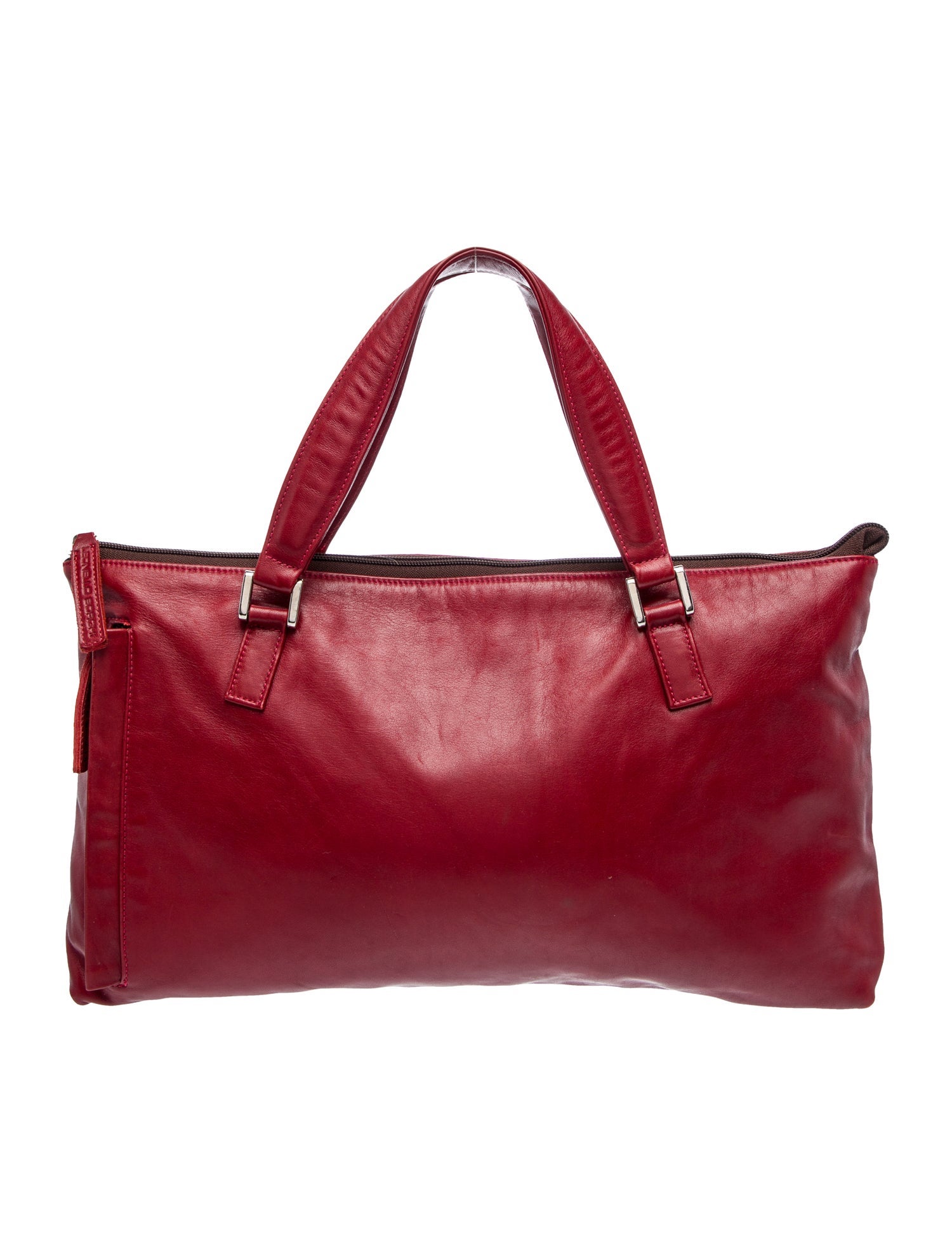 Leonello Borghi Leather Top Handle Bag