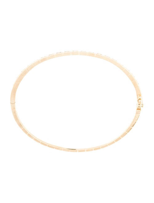 Ring Concierge 14K Diamond Baguette Bezel Bangle Bracelet