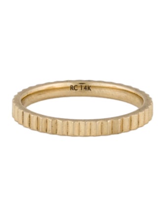 Ring Concierge 14K Fluted Stackable Ring