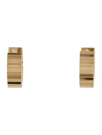 Ring Concierge 14K Wide Fluted Hoops