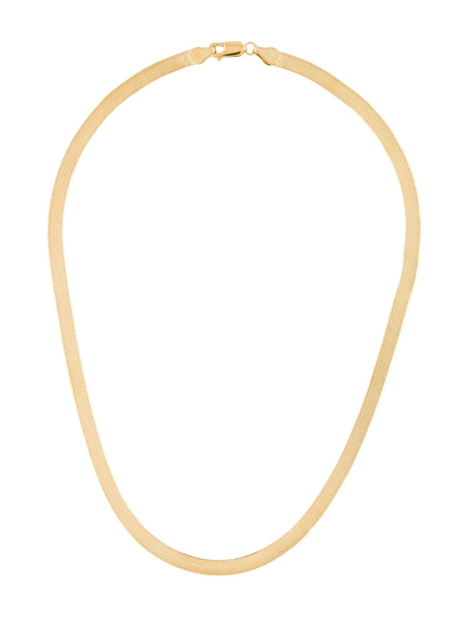 Ring Concierge 14K Herringbone Chain Necklace