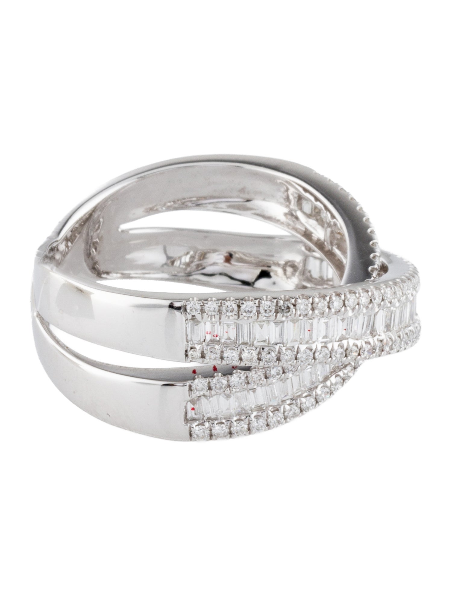 Ring Concierge Petite Baguette Crossover Ring