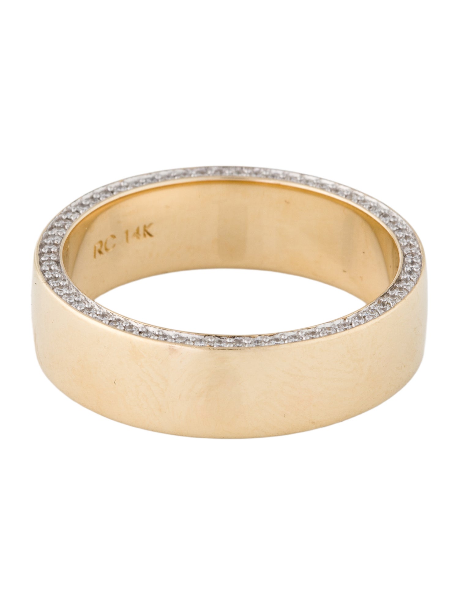 Ring Concierge 14K Diamond Cigar Band