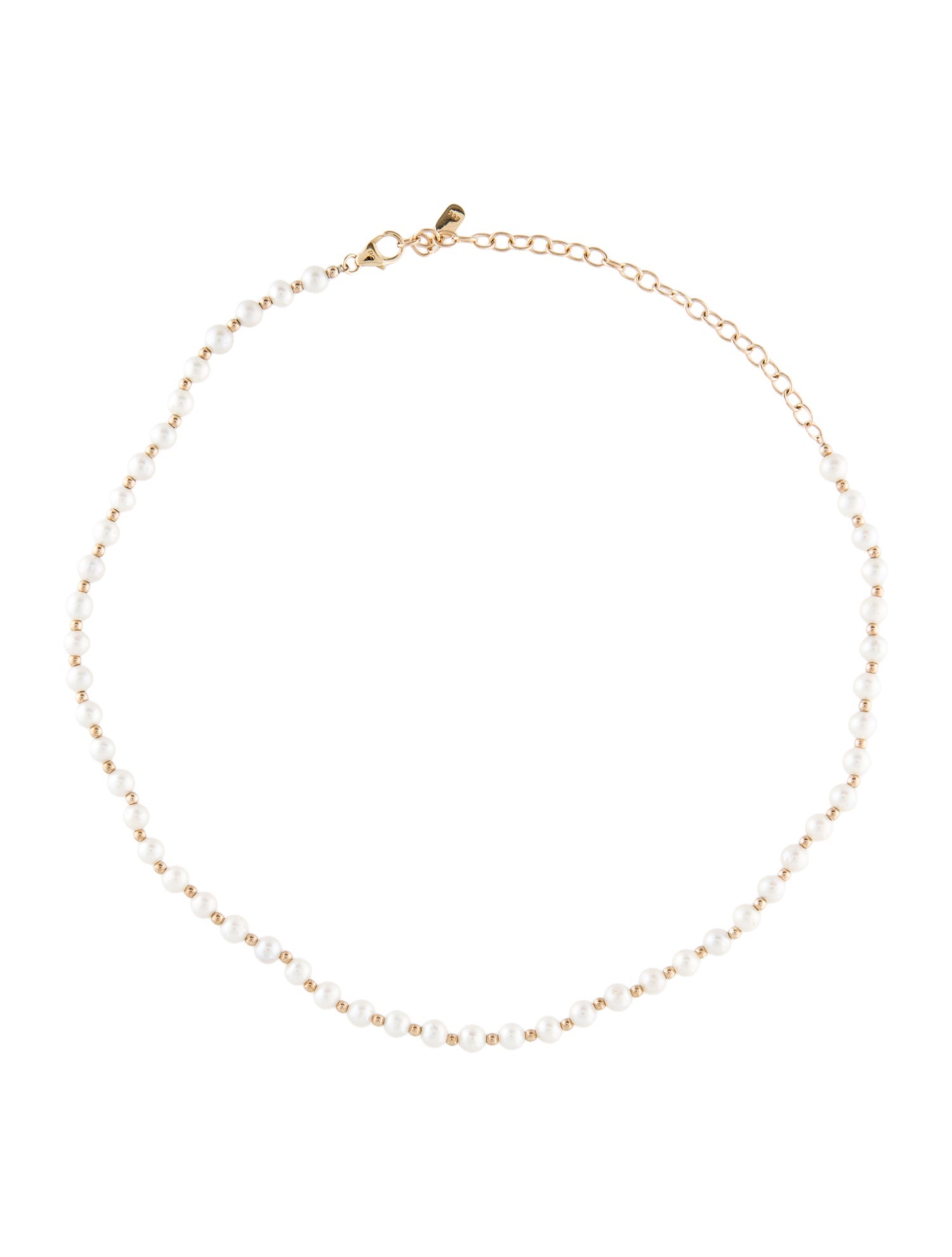 Ring Concierge 14K Pearl Station Necklace