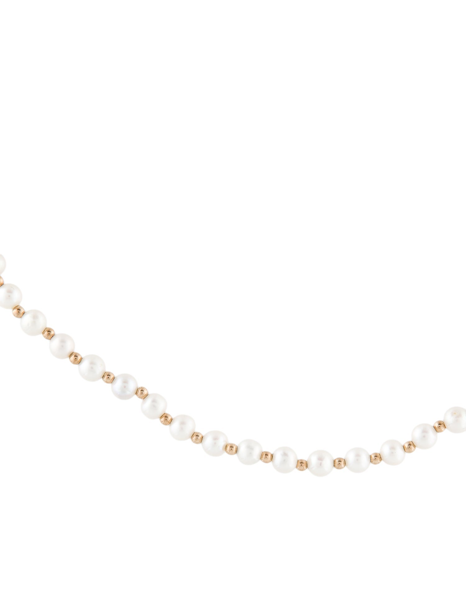 Ring Concierge 14K Pearl Station Necklace