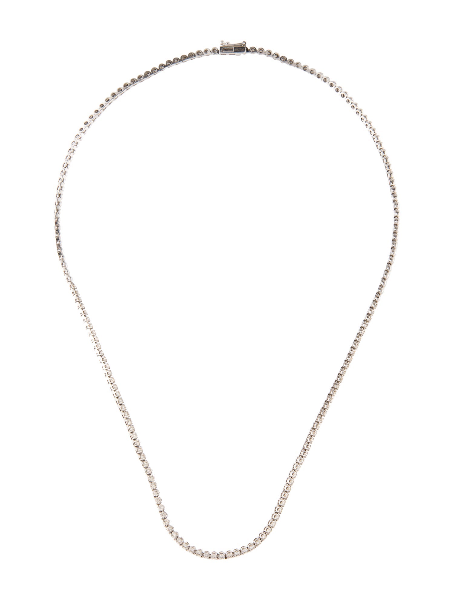 Ring Concierge 14K 1.58ctw Diamond Tennis Chain Necklace