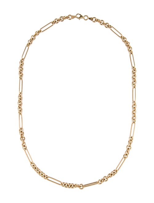 Ring Concierge 14K Mixed Link Chain Necklace