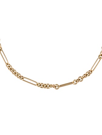 Ring Concierge 14K Mixed Link Chain Necklace