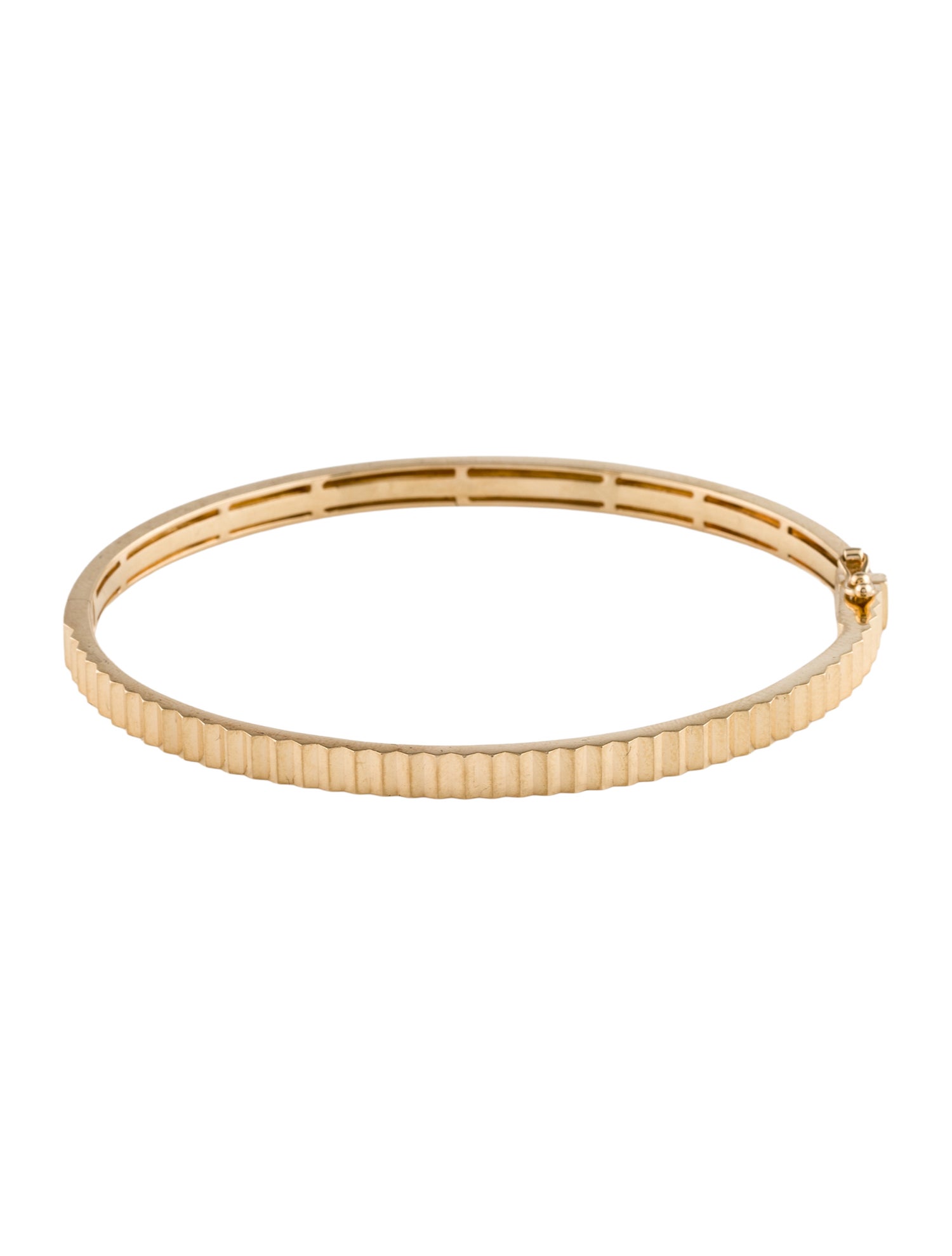 Ring Concierge 14K Fluted Classic Bangle