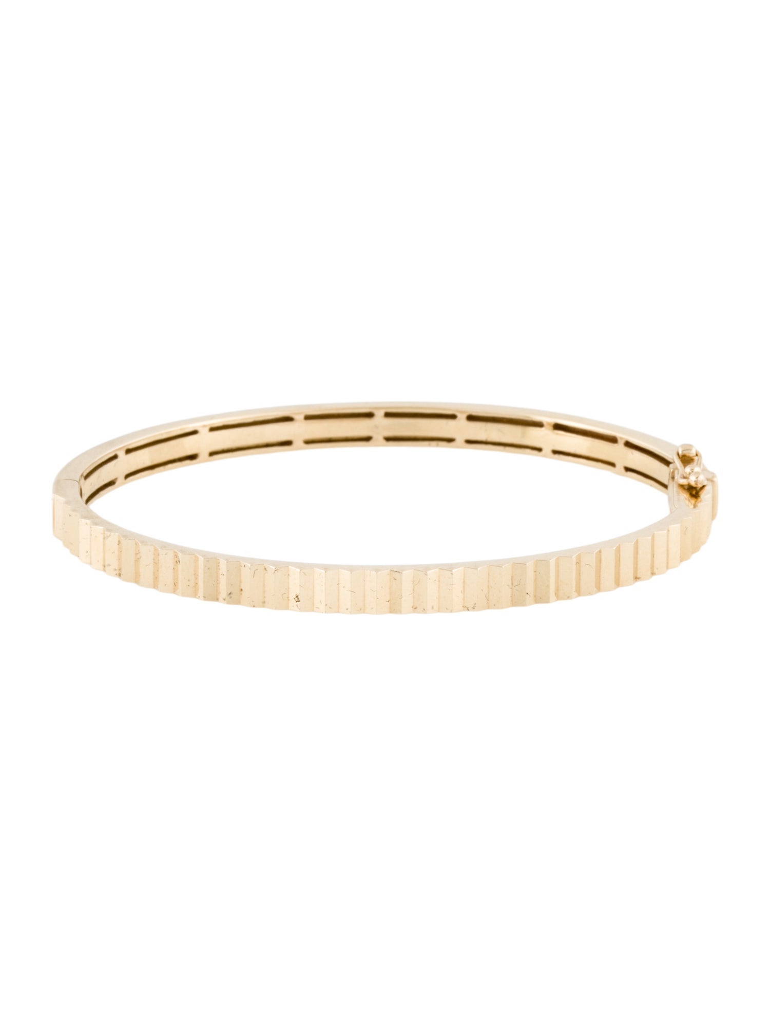Ring Concierge Concierge 14K Fluted Bangle Bracelet