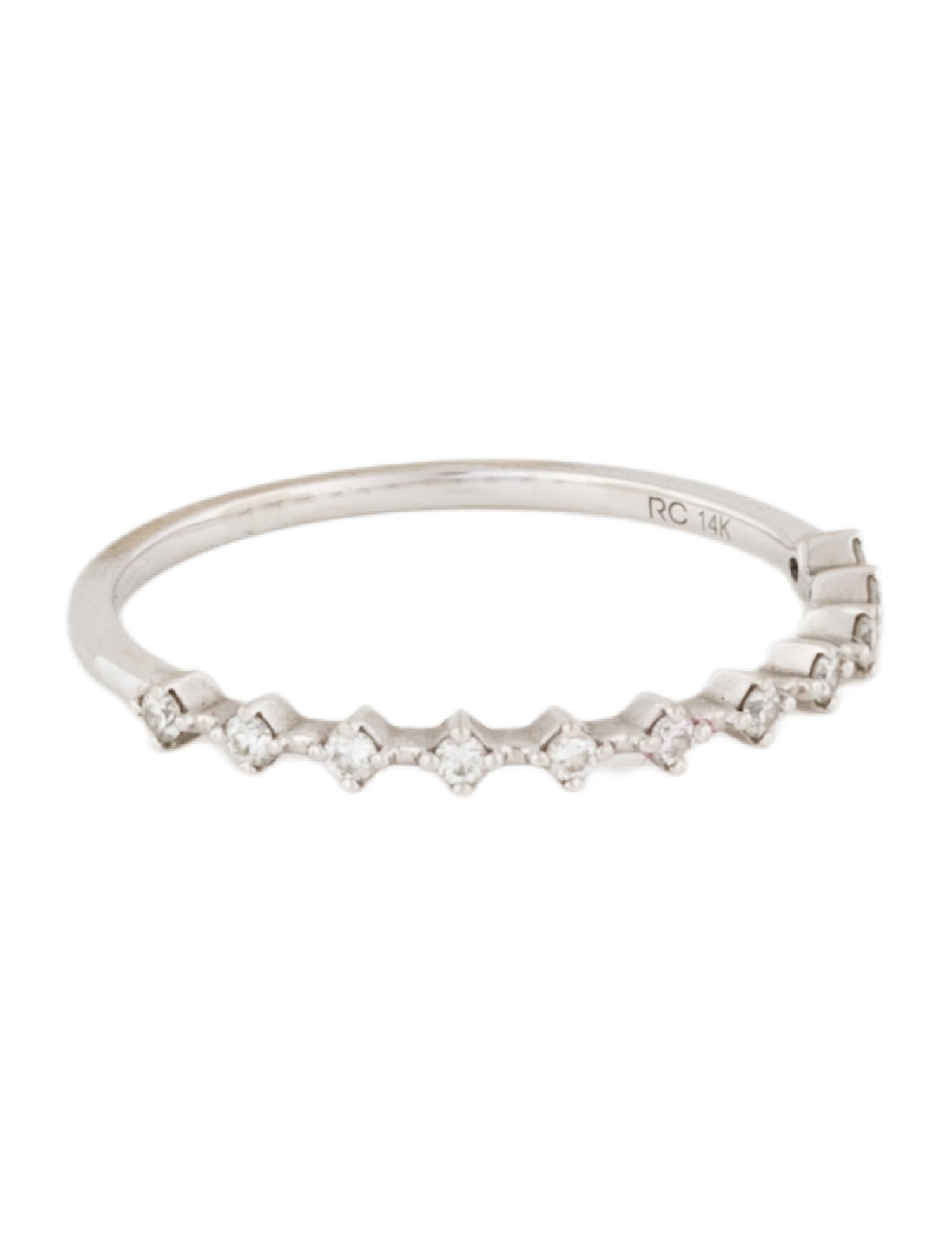 Ring Concierge 14K Diamond Station Band