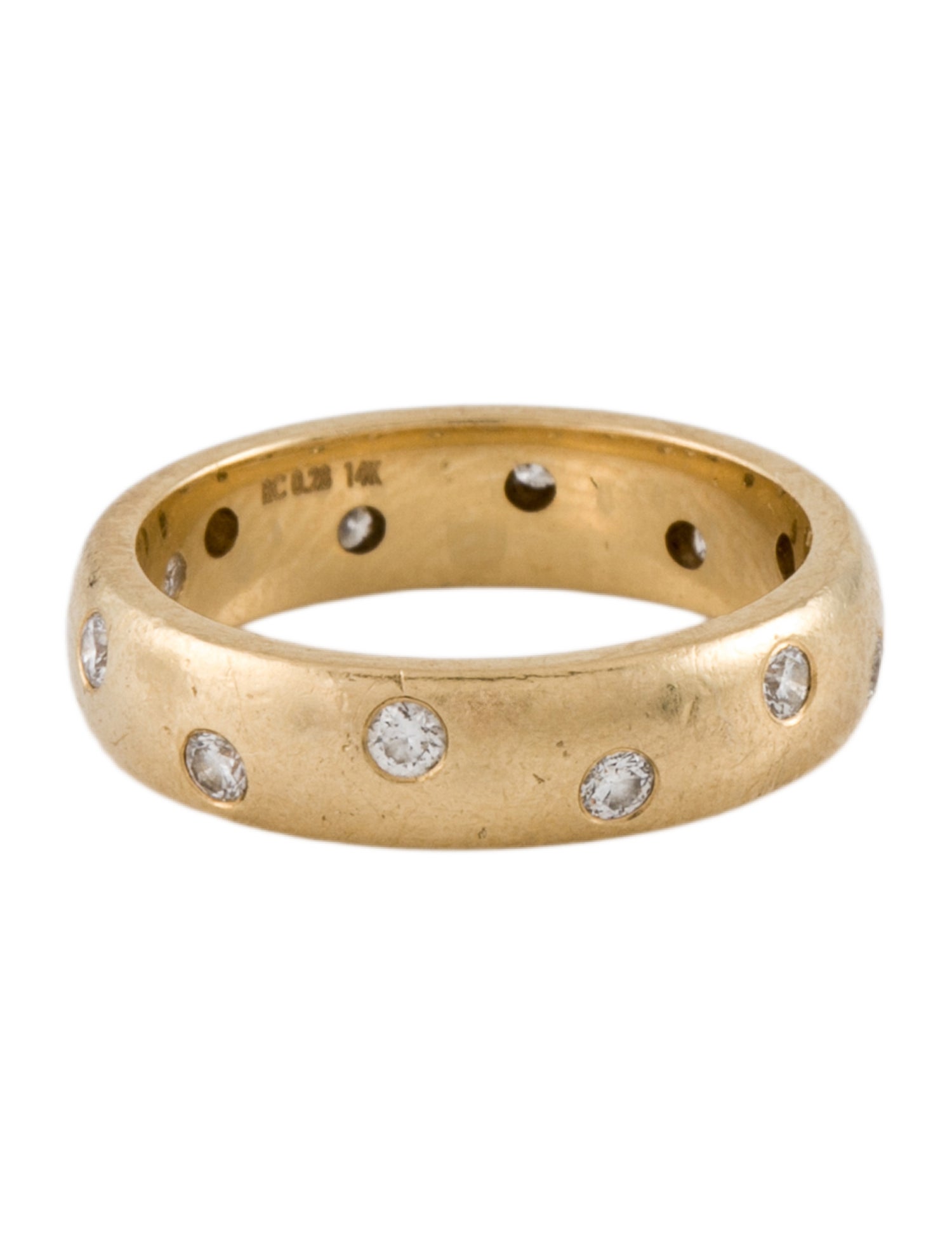 Ring Concierge 14K Diamond Inlay Eternity Ring