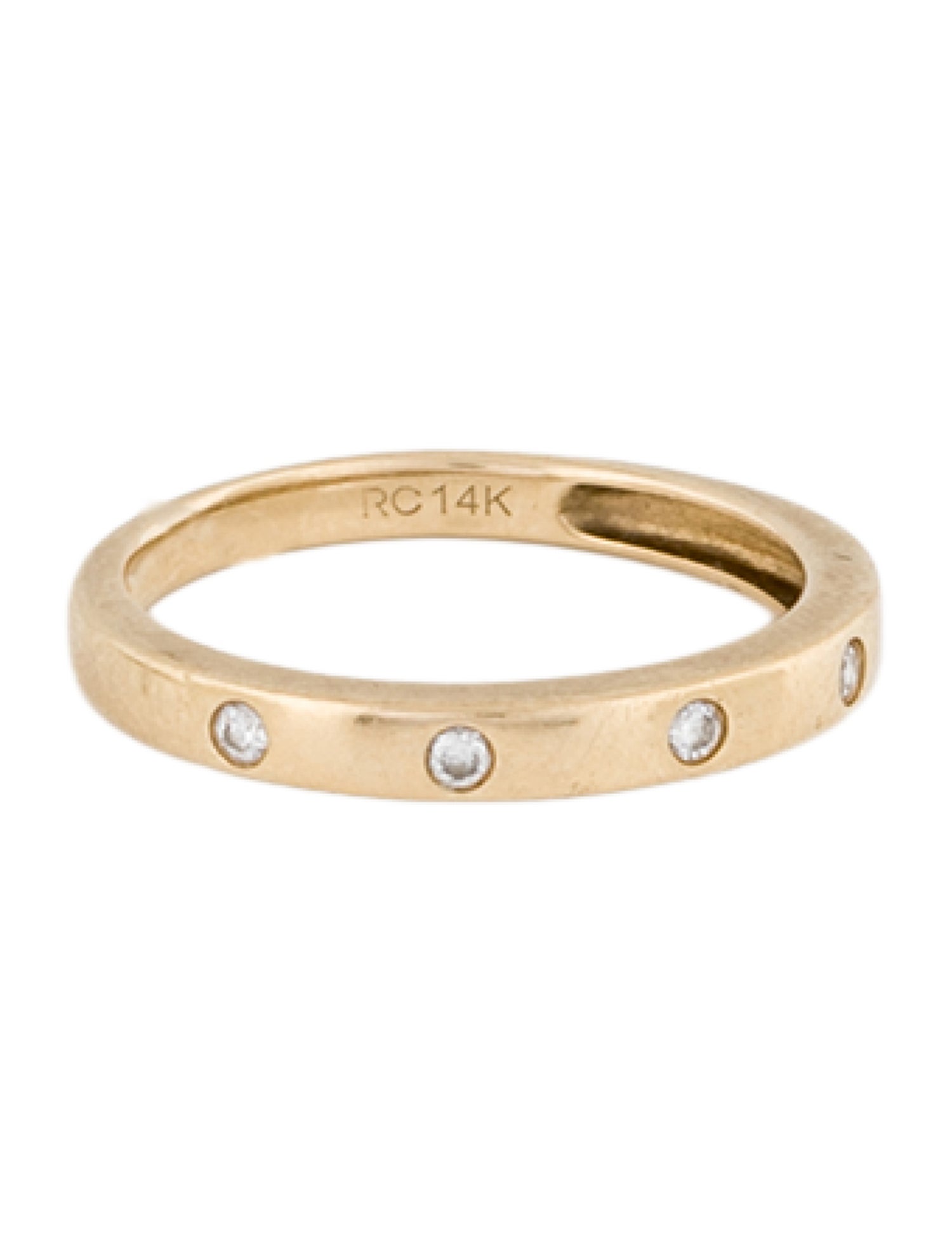 Ring Concierge 14K Diamond Inlay Ring