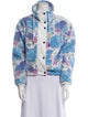 Bogner Fire + Ice x LoveShackFancy Floral Print Faux Fur Jacket