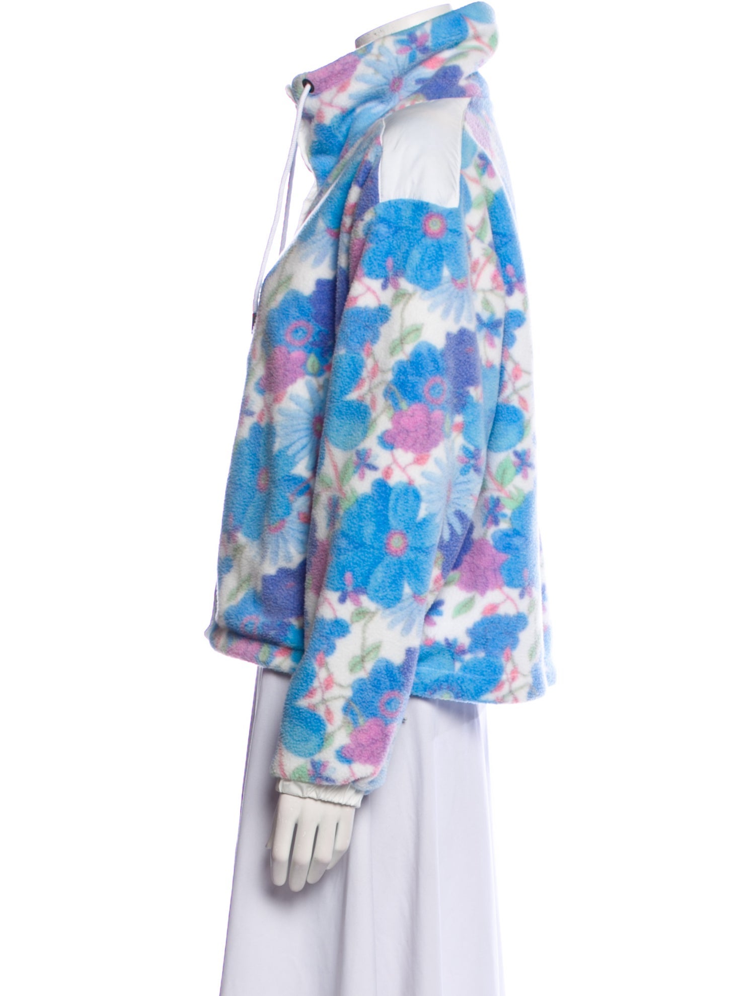 Bogner Fire + Ice x LoveShackFancy Fleece Floral Print Jacket