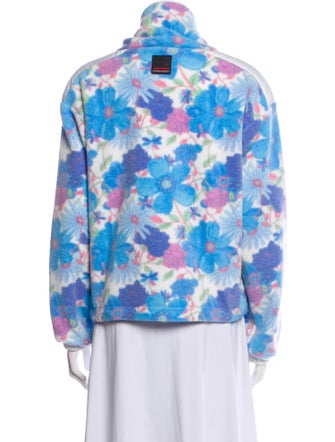 Bogner Fire + Ice x LoveShackFancy Fleece Floral Print Jacket