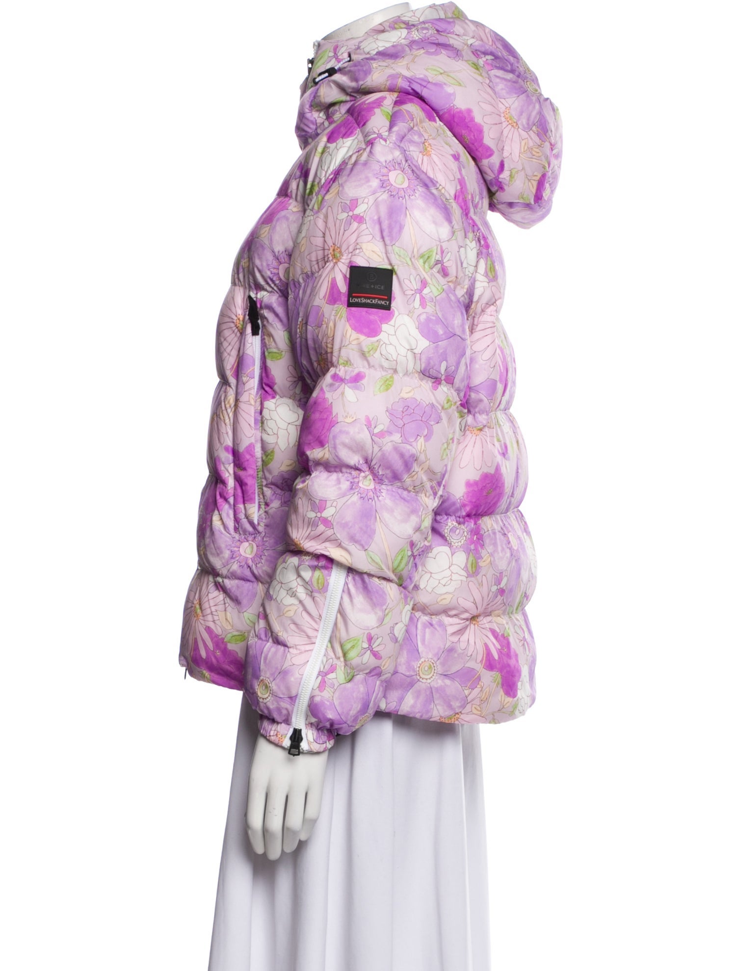 Bogner Fire + Ice x LoveShackFancy Printed Faux Fur Jacket