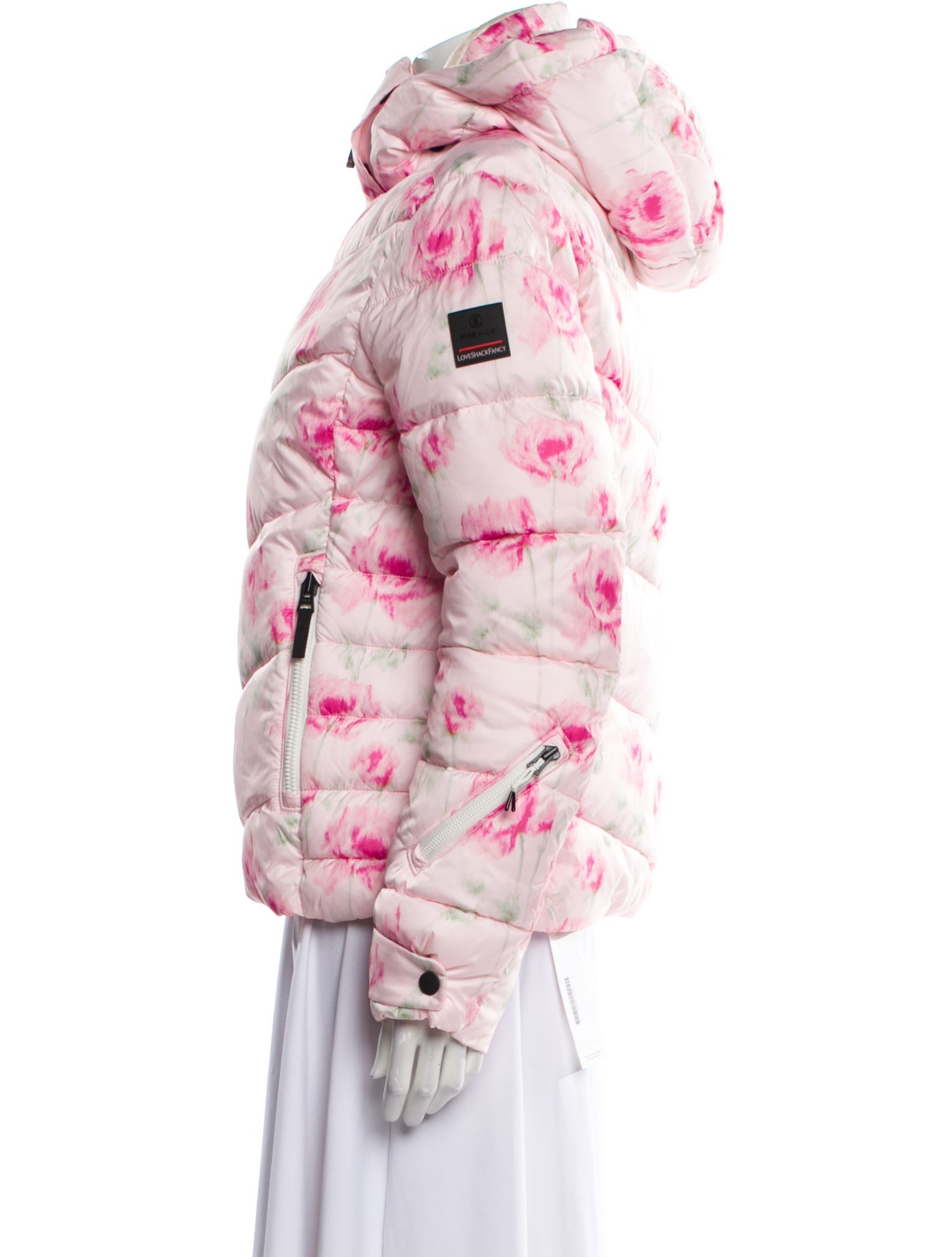 Bogner Fire + Ice x LoveShackFancy Floral Print Coat