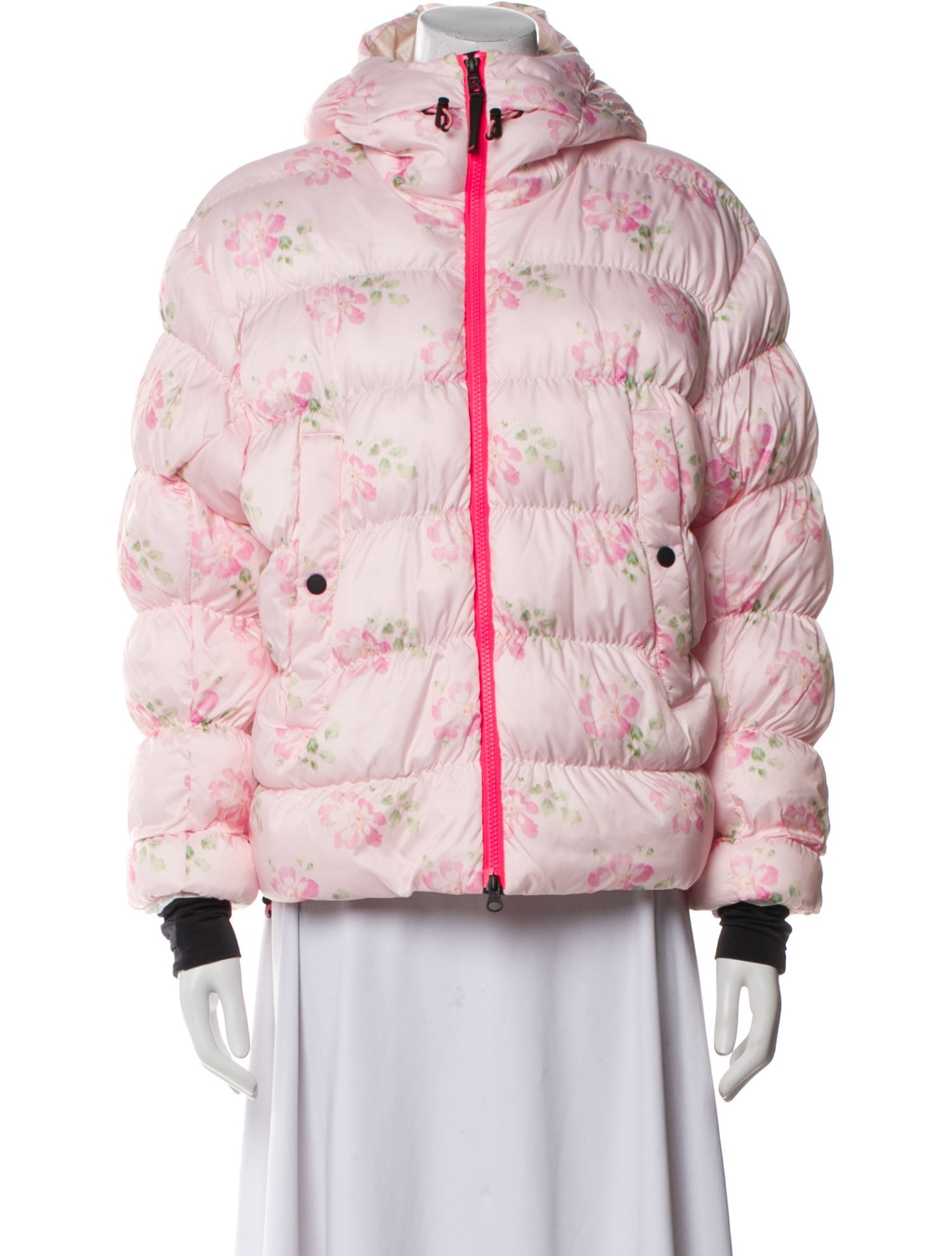 Bogner Fire + Ice x LoveShackFancy Colorblock Pattern Faux Fur Jacket