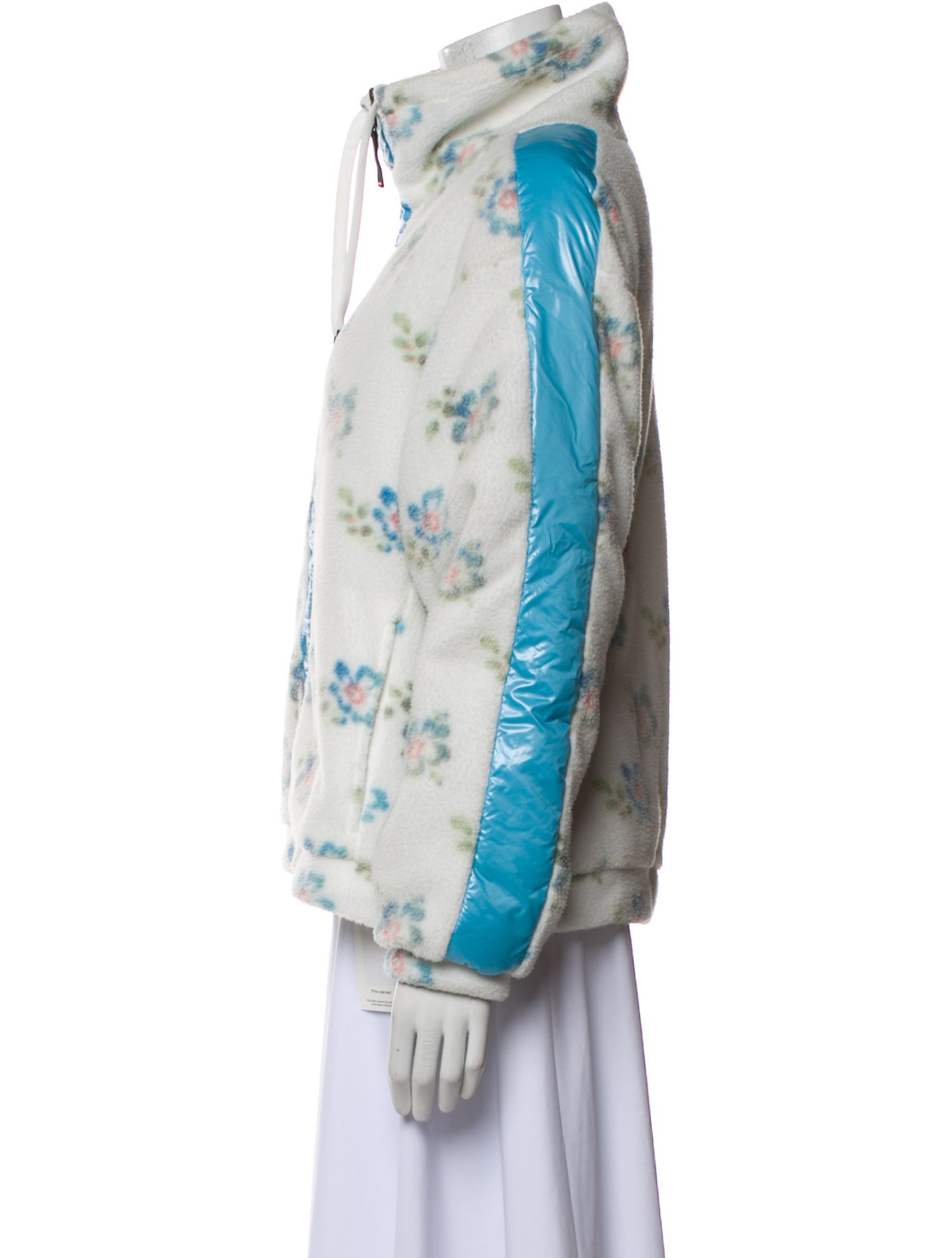 Bogner Fire + Ice x LoveShackFancy Floral Print Faux Fur Jacket