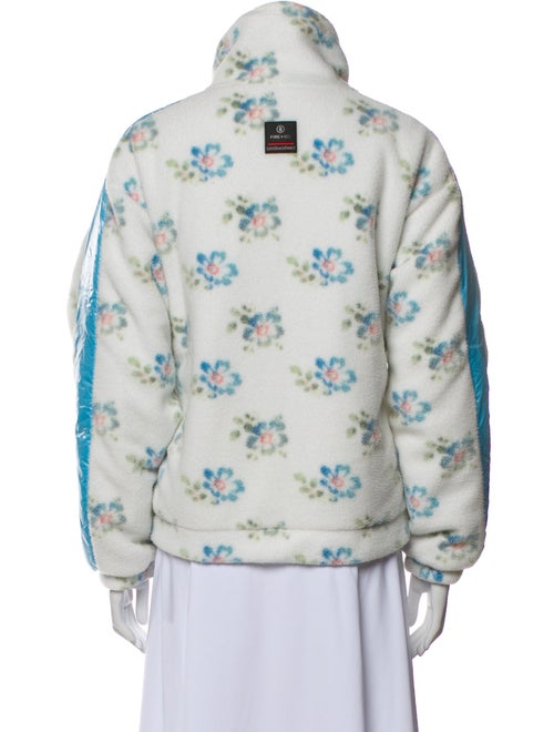 Bogner Fire + Ice x LoveShackFancy Floral Print Faux Fur Jacket