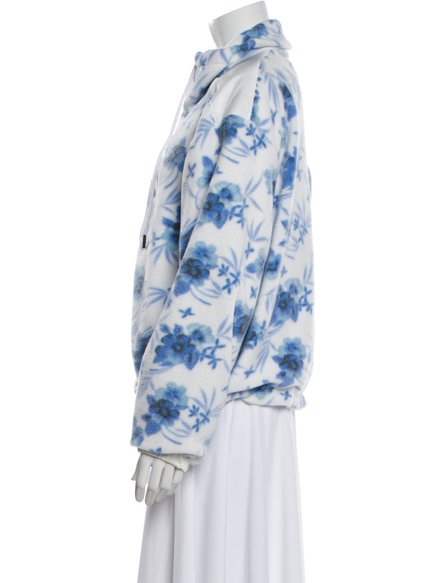 Bogner Fire + Ice x LoveShackFancy Floral Print Faux Fur Jacket