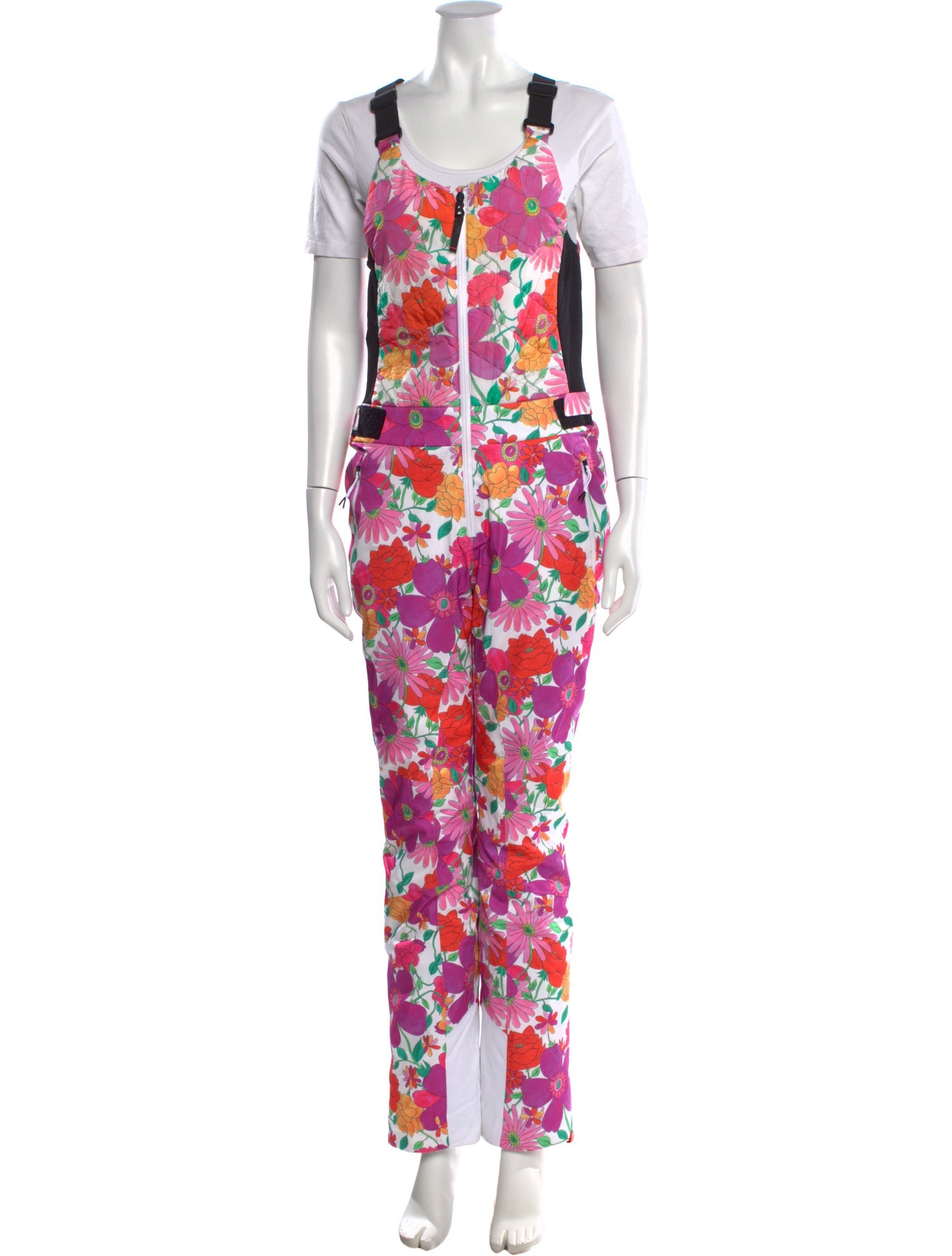 Bogner Fire + Ice x LoveShackFancy Floral Print Scoop Neck Jumpsuit