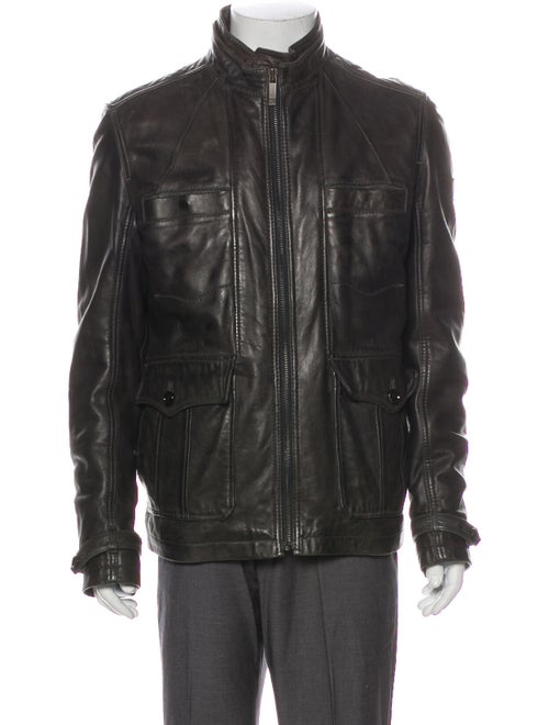 Boss Orange Collection Lamb Leather Jacket Orange