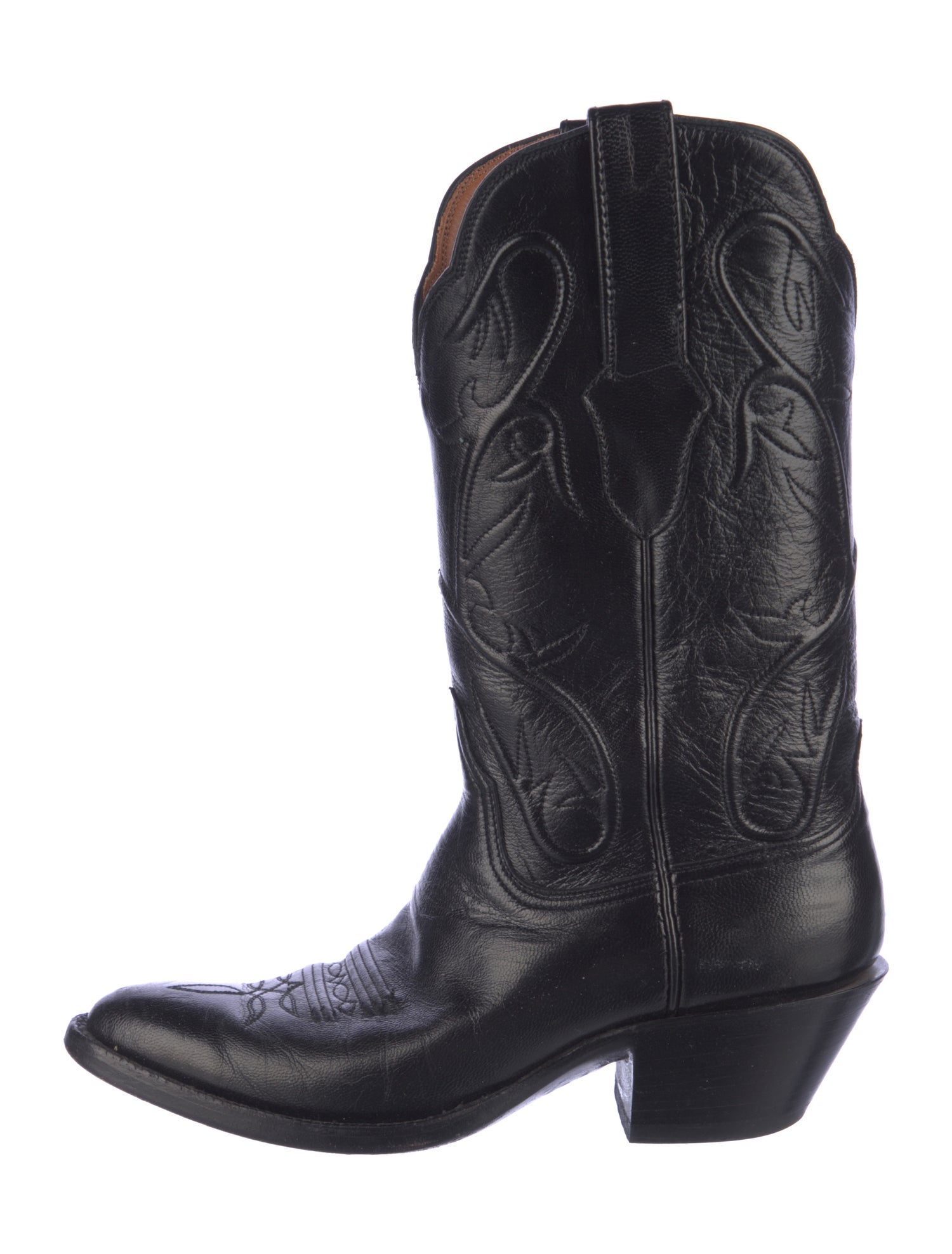 Black Jack Boots Leather Western Boots