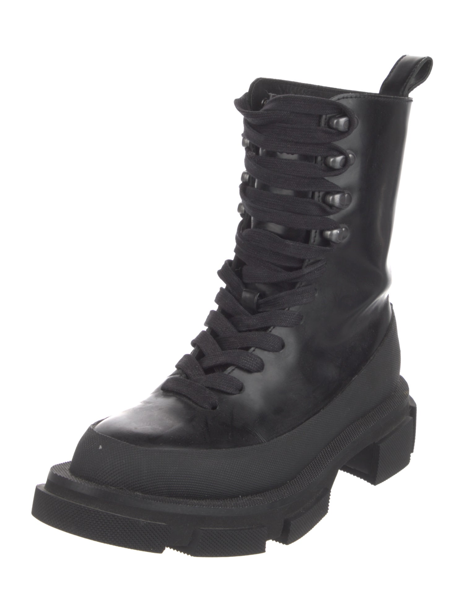 Both Leather Combat Boots