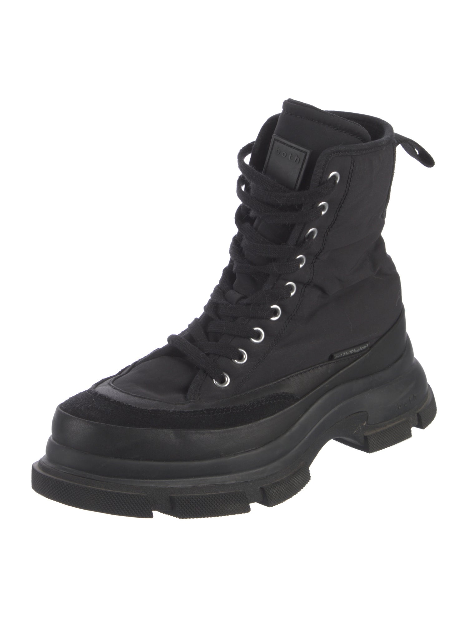 Both Leather Combat Boots