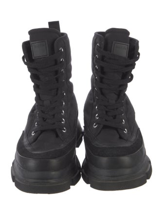 Both Leather Combat Boots
