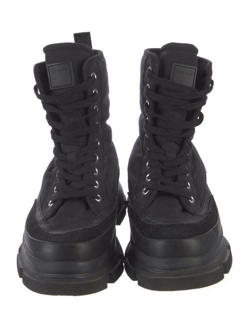 Both Leather Combat Boots