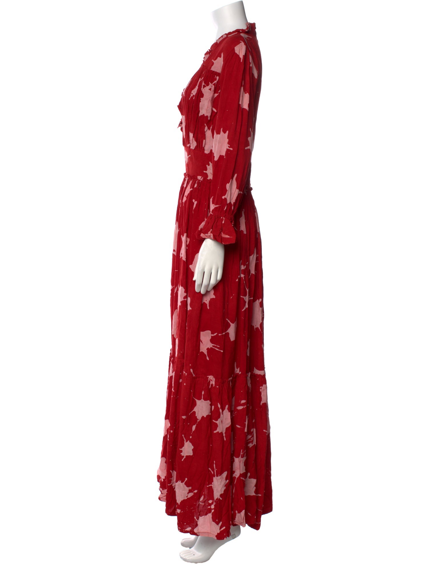 Busayo Floral Print Long Dress w/ Tags