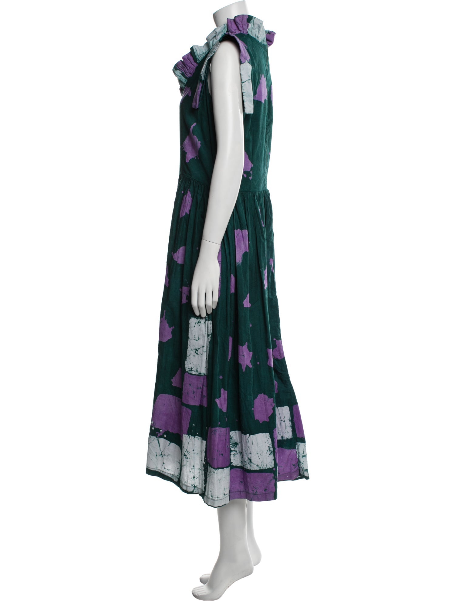 Busayo Floral Print Midi Length Dress w/ Tags