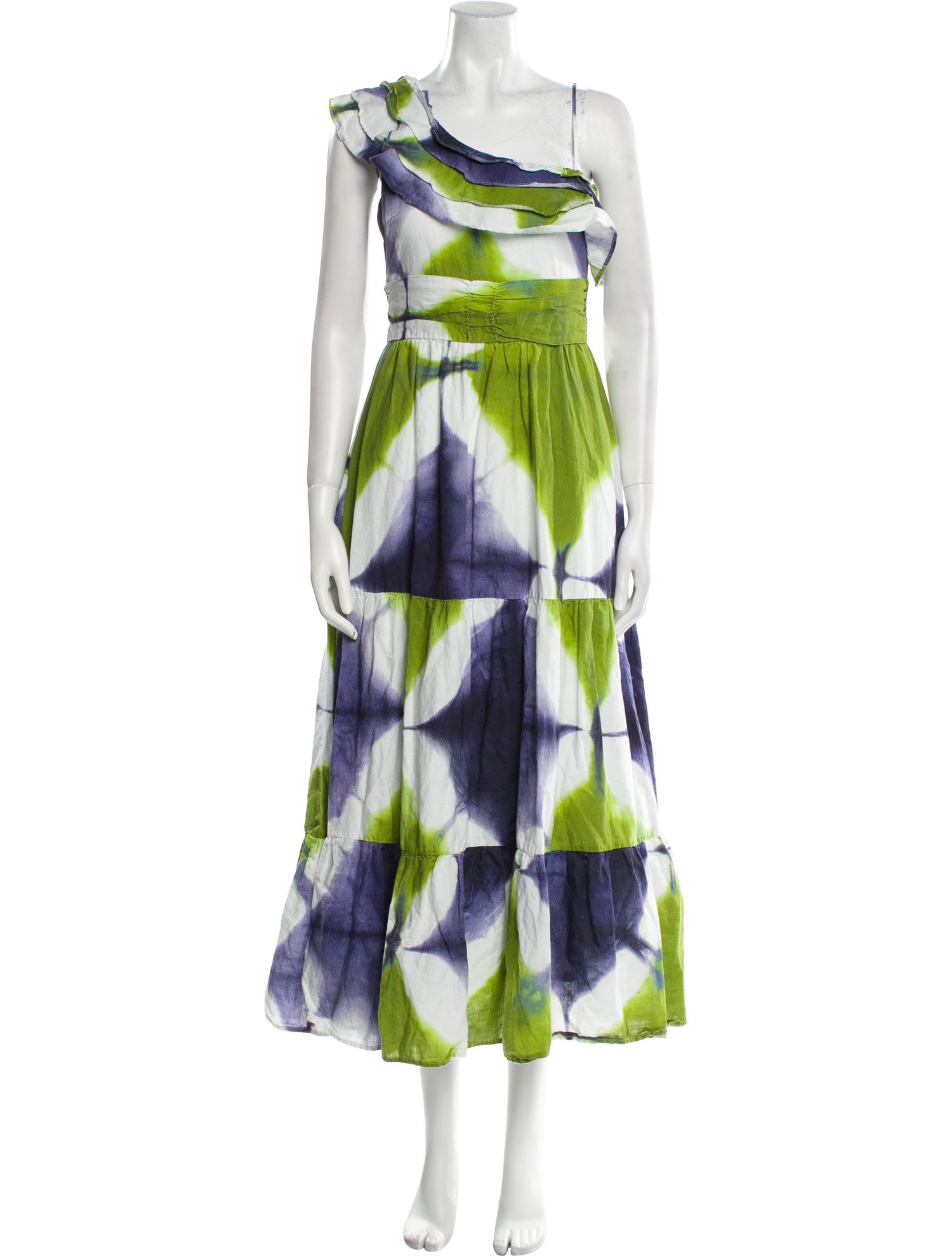Busayo Tie-Dye Print Long Dress