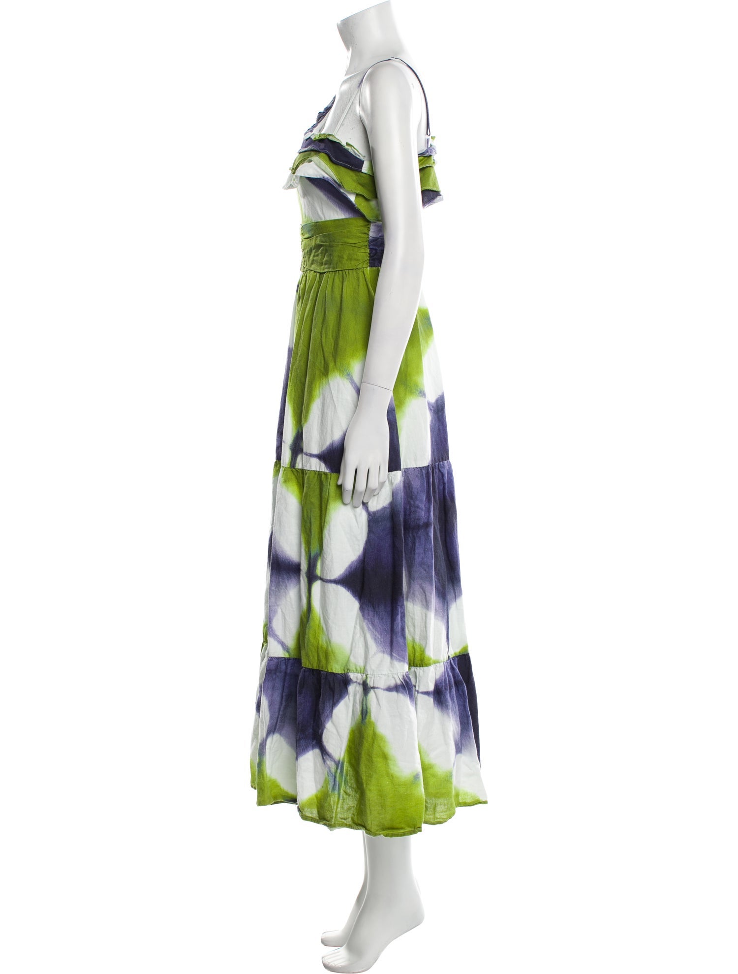 Busayo Tie-Dye Print Long Dress