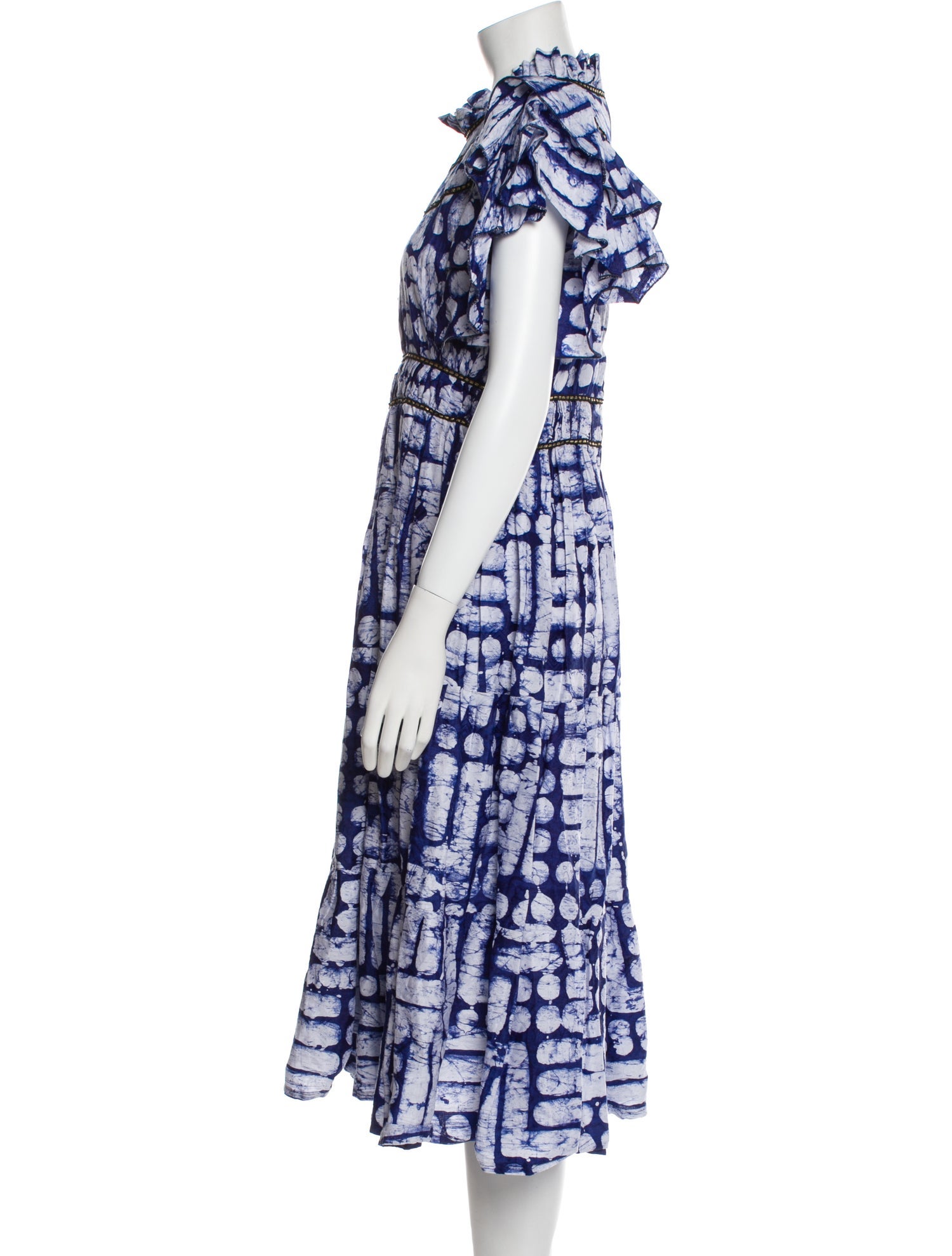 Busayo Printed Midi Length Dress
