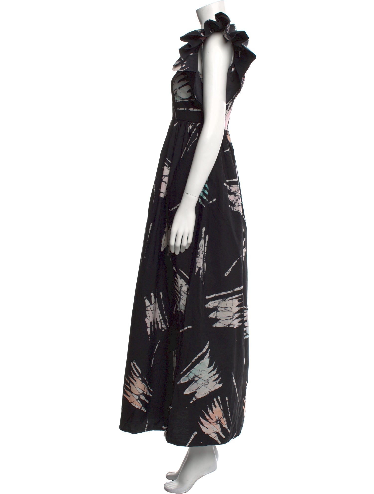 Busayo Floral Print Long Dress w/ Tags