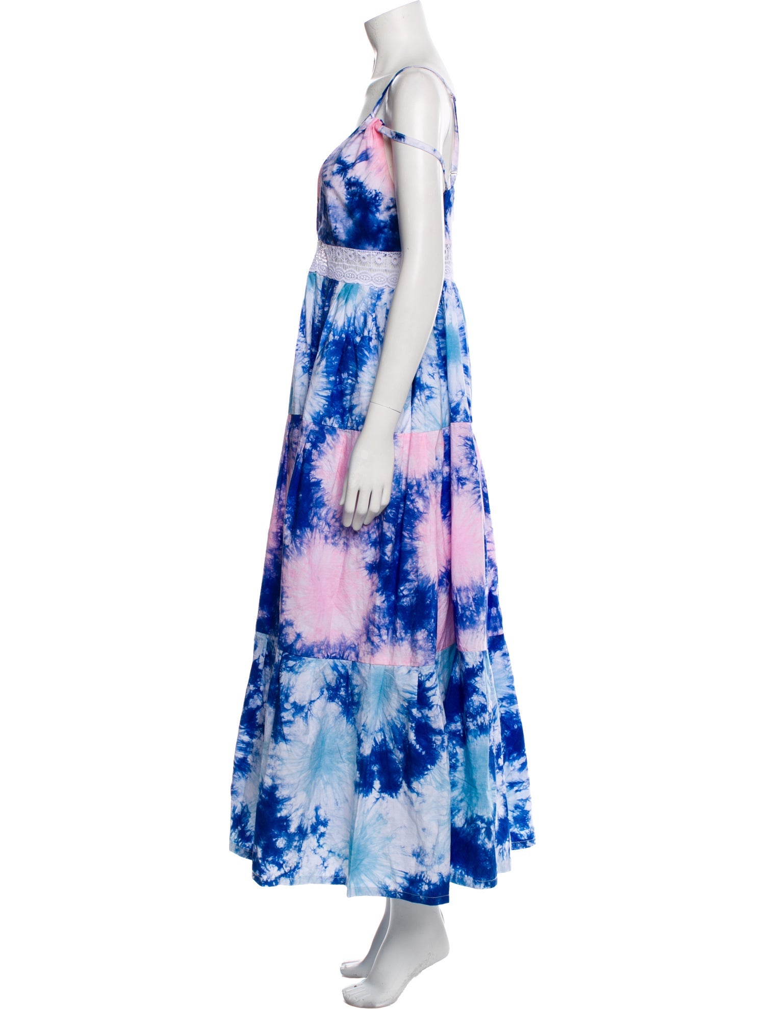 Busayo Tie-Dye Print Long Dress