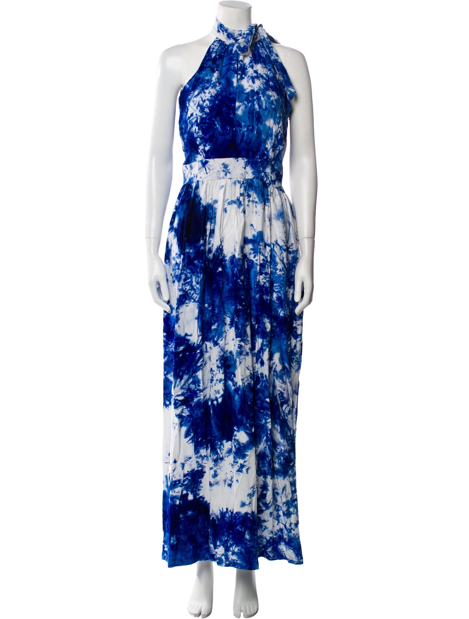 Busayo Tie-Dye Print Long Dress