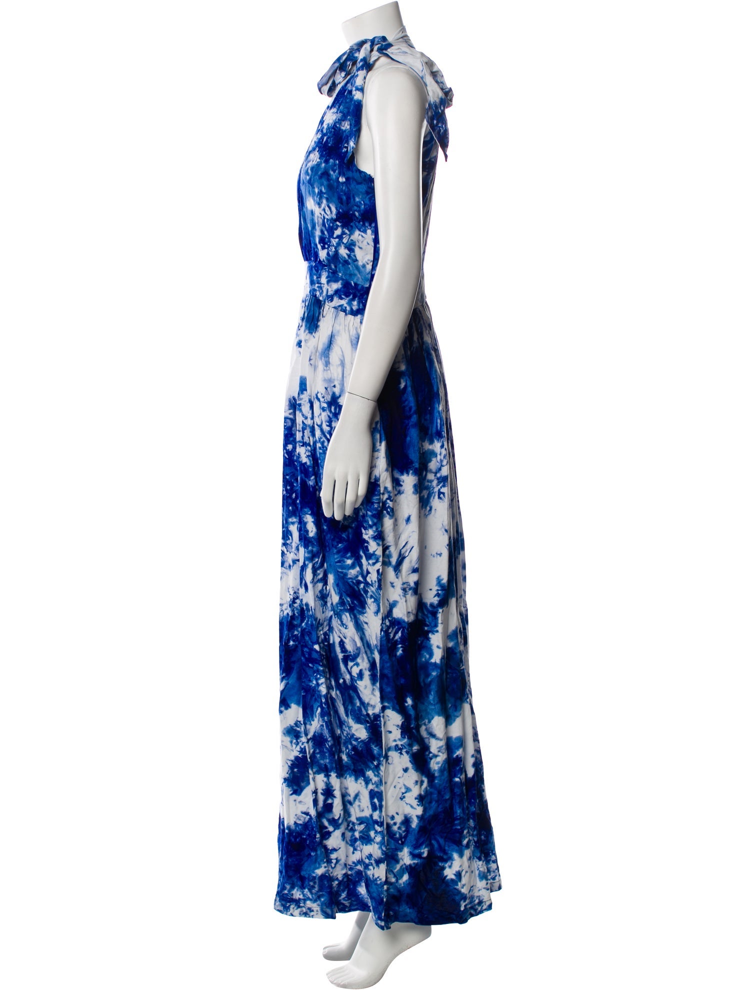 Busayo Tie-Dye Print Long Dress
