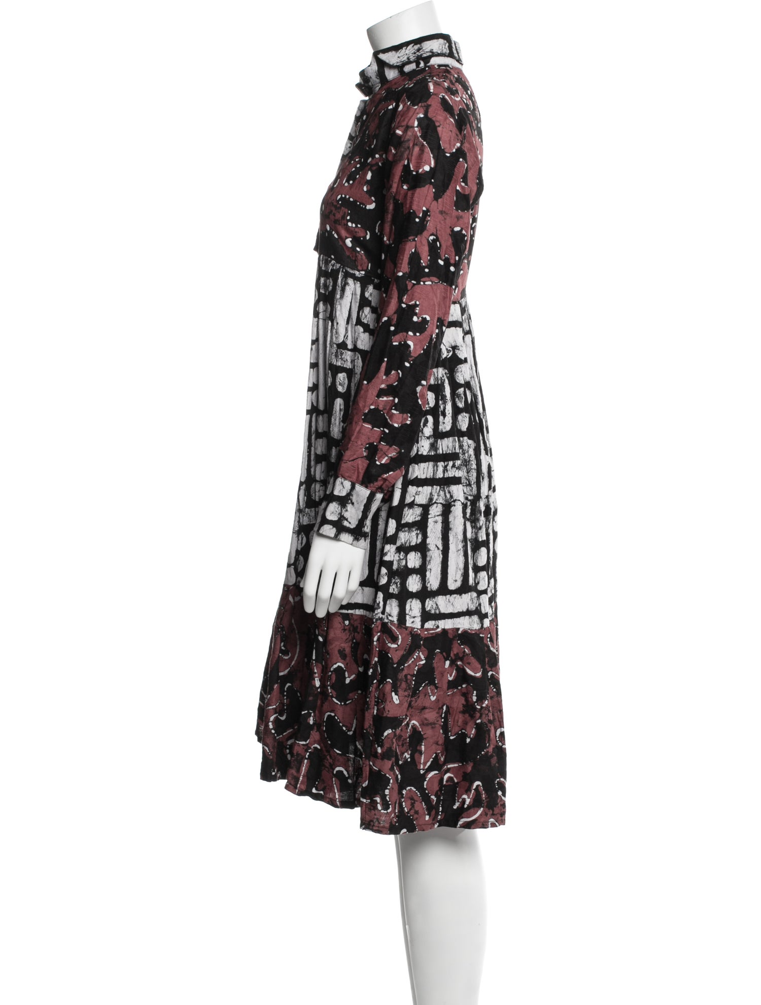 Busayo Printed Knee-Length Dress