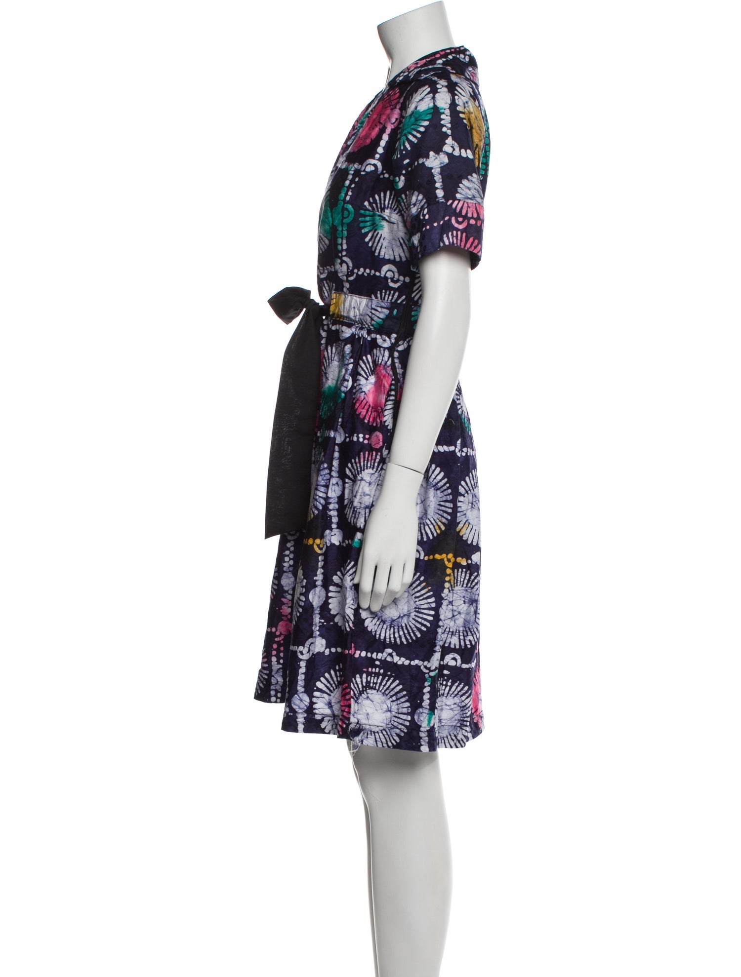 Busayo Printed Knee-Length Dress