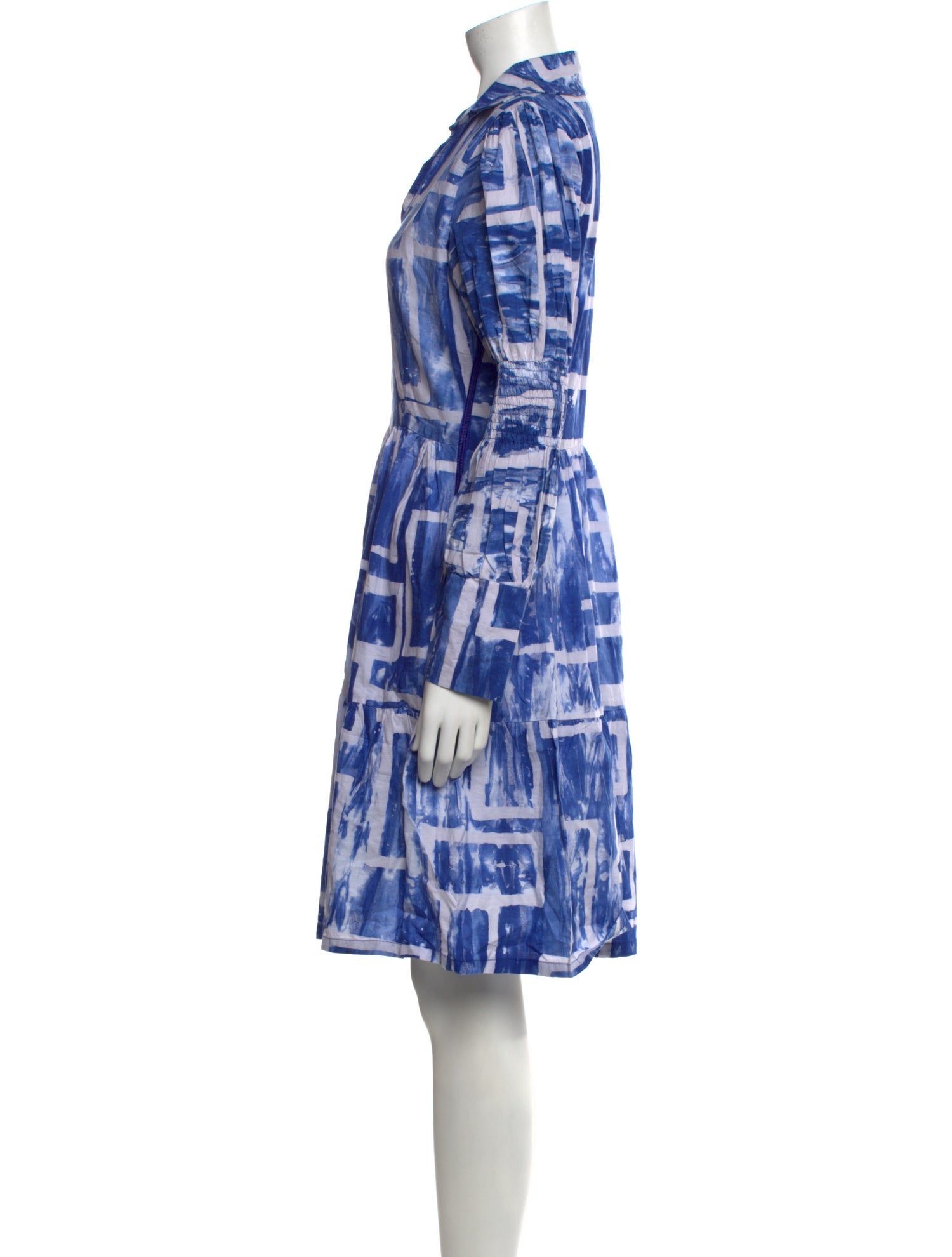 Busayo Printed Knee-Length Dress w/ Tags