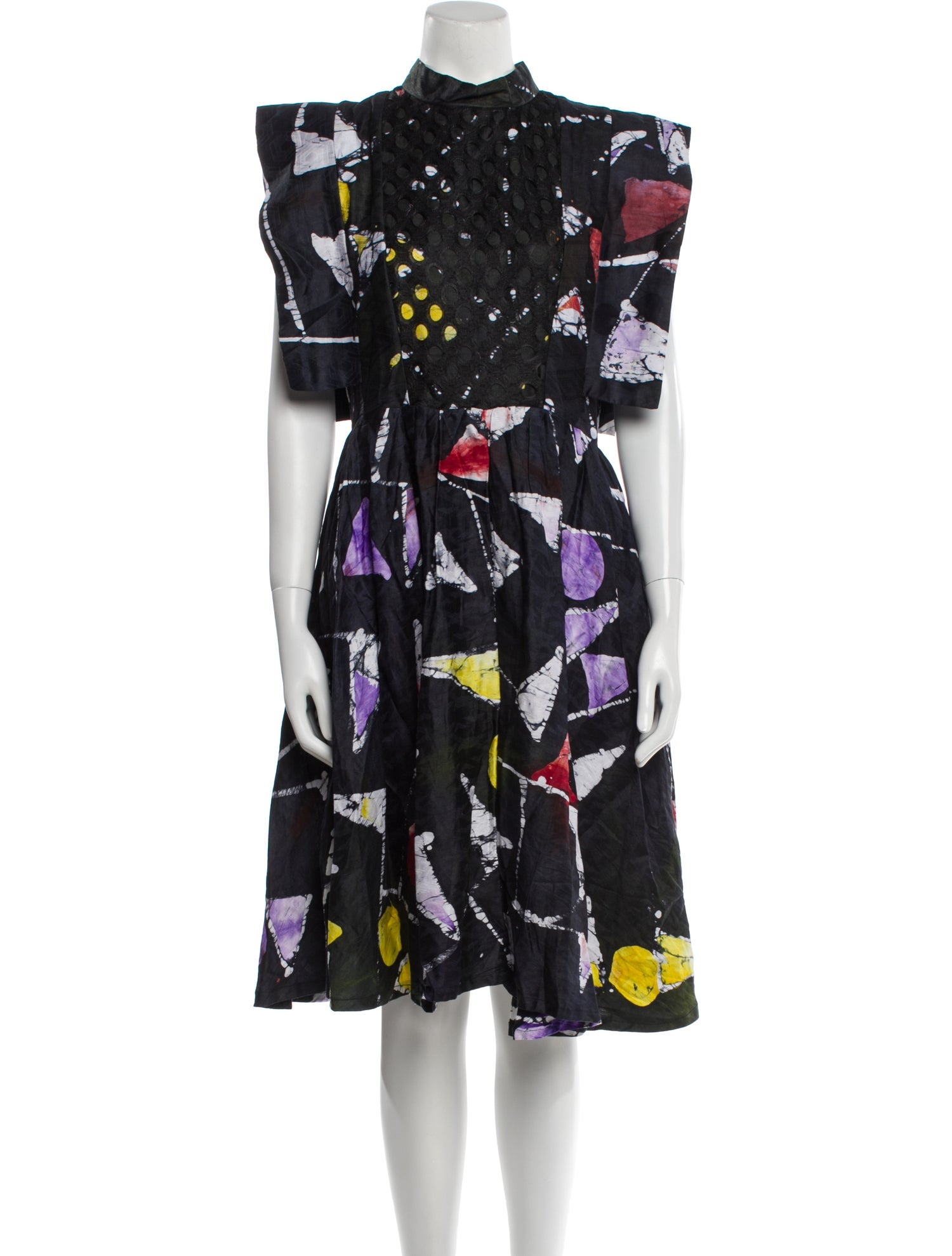Busayo Floral Print Midi Length Dress