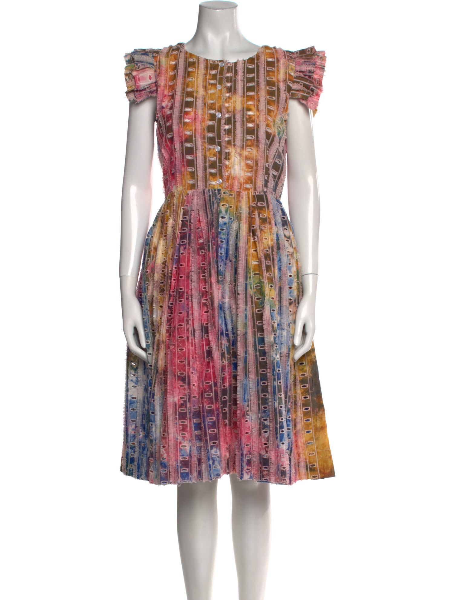 Busayo Printed Midi Length Dress