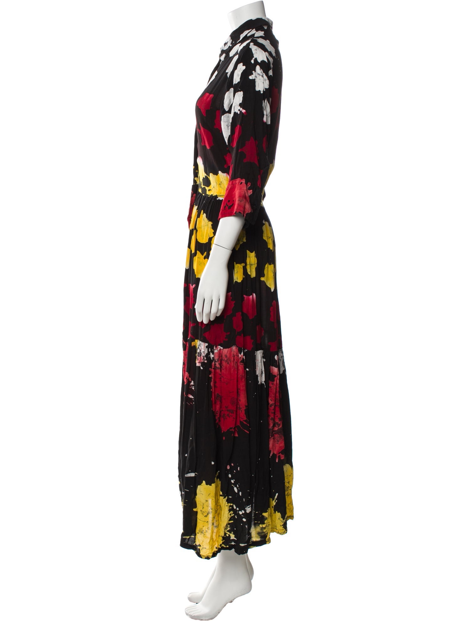 Busayo Floral Print Long Dress